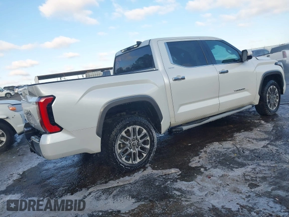 2023 Toyota Tundra Limited with VIN 5TFJA5DB8PX070681, listed as a IAAI auction lot 41617433 with 57,693 mi miles and . Bid and sale history available at DreamBid. Image 4.