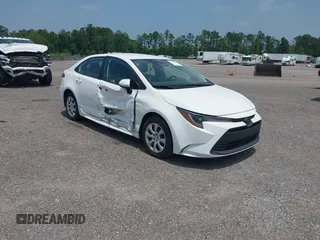 2024 Toyota Corolla LE с VIN 5YFB4MDE4RP144938, выставлен на аукционе IAAI как лот 42076948 с пробегом 20 432 миль миль и . История ставок и продаж доступна на DreamBid. Изображение 1.