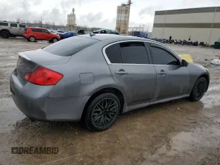 2012 Infiniti G37 x with VIN JN1CV6AR4CM676689, listed as a Copart auction lot 47630275 with Not Provided miles and Salvage Title. Bid and sale history available at DreamBid. Image 3.