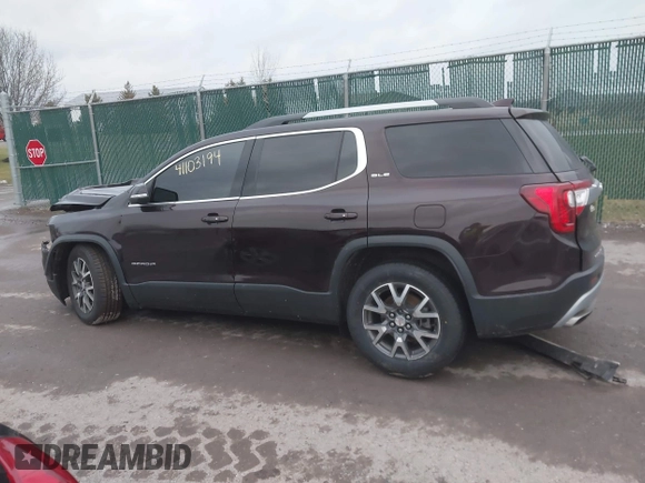 2021 GMC Acadia SLE with VIN 1GKKNRL48MZ109468, listed as a IAAI auction lot 41103194 with 70,743 mi miles. Bid and sale history available at carsss.com. Image 14.
