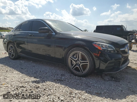 2020 Mercedes-Benz C 300 with VIN W1KWF8EB4LR580098, listed as a Copart auction lot 49272095 with Not Provided miles and Clean Title. Bid and sale history available at DreamBid. Image 4.