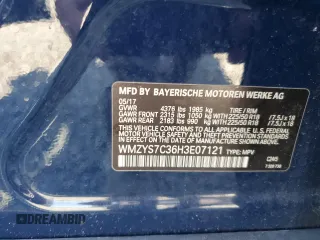 2017 MINI Countryman Cooper with VIN WMZYS7C36H3E07121, listed as a Copart auction lot 75053334 with 70,131 mi miles and Salvage Title. Bid and sale history available at carsss.com. Image 14.