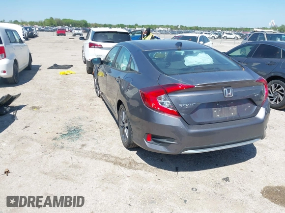 2019 Honda Civic EX-L z VIN 19XFC1F70KE205694, wystawiony jako IAAI lot #41976645 z przebiegiem 43 653 mil mil oraz . Historia ofert i sprzedaży dostępna na DreamBid. Obrazek 3.