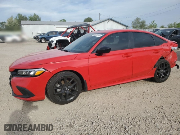 2023 Honda Civic Sport z VIN 2HGFE2F54PH553638, wystawiony jako Copart lot #55872565 z przebiegiem 37 947 mil mil oraz Szkoda całkowita • Salvage title. Historia ofert i sprzedaży dostępna na DreamBid. Obrazek 1.