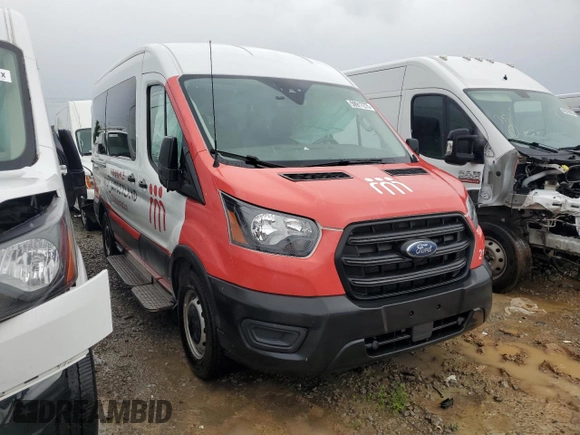 2020 Ford Transit Passenger XL z VIN 1FDZK1C83LKB11705, wystawiony jako Copart lot #59917275 z przebiegiem 128 307 mil mil oraz Szkoda całkowita • Salvage title. Historia ofert i sprzedaży dostępna na DreamBid. Obrazek 4.