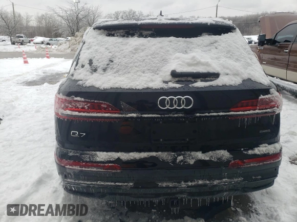 2023 Audi Q7 Premium Plus with VIN WA1LXBF72PD018828, listed as a Copart auction lot 88720635 with 30,606 mi miles and Salvage Title. Bid and sale history available at carsss.com. Image 6.