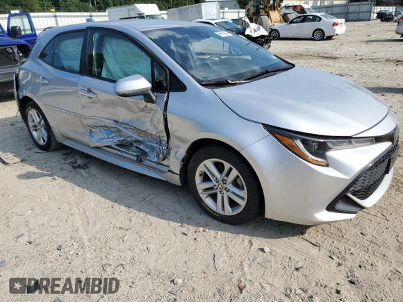 2019 Toyota Corolla Hatchback SE with VIN JTNK4RBE4K3055431, listed as a Copart auction lot 66910604 with 96,443 mi miles and Salvage Title. Bid and sale history available at carsss.com. Image 4.