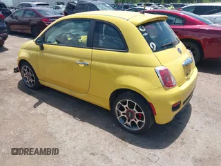 2013 FIAT 500 Sport z VIN 3C3CFFBR0DT618703, wystawiony jako IAAI lot #42521829 z przebiegiem 156 258 mil mil oraz . Historia ofert i sprzedaży dostępna na DreamBid. Obrazek 3.