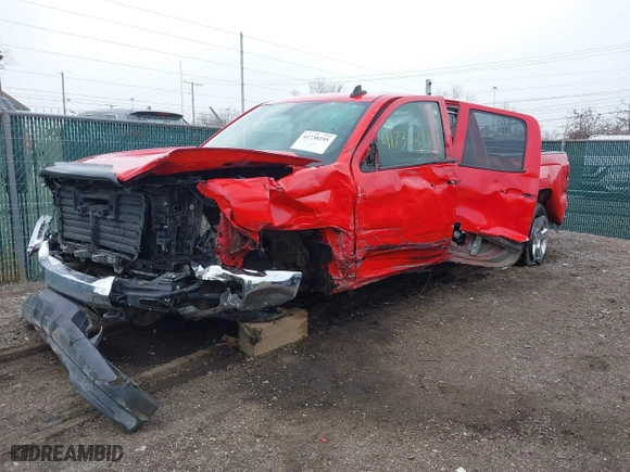 2018 Chevrolet Silverado 1500 LT with VIN 1GCVKREC9JZ204851, listed as a IAAI auction lot 41730255 with 100,930 mi miles. Bid and sale history available at carsss.com. Image 2.