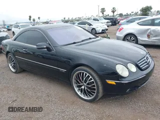 2002 Mercedes-Benz CL with VIN WDBPJ78J52A025991, listed as a IAAI auction lot 42067195 with 47,883 mi miles. Bid and sale history available at carsss.com. Image 1.