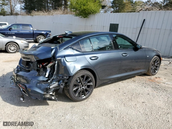 2022 Cadillac CT5 Sport with VIN 1G6DP5RK9N0134319, listed as a Copart auction lot 45441683 with 1,987 mi miles. Bid and sale history available at carsss.com. Image 3.