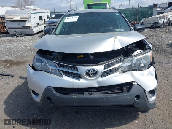 2015 Toyota RAV4 LE with VIN 2T3BFREV4FW299531, listed as a IAAI auction lot 41914476 with 105,689 mi miles. Bid and sale history available at carsss.com. Image 6.