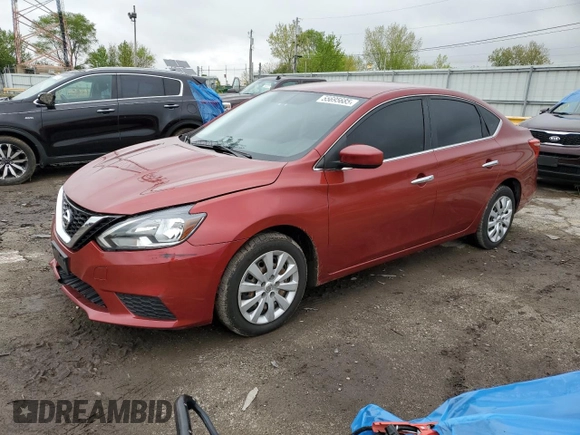 2016 Nissan Sentra SV with VIN 3N1AB7AP0GY298295, listed as a Copart auction lot 55695685 with 123,737 mi miles and Clean Title. Bid and sale history available at DreamBid. Image 1.