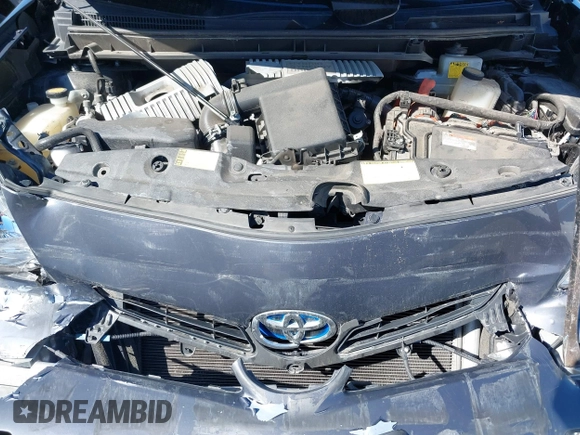 2013 Toyota Prius One with VIN JTDKN3DU9D5607855, listed as a IAAI auction lot 41728716 with 123,643 mi miles. Bid and sale history available at carsss.com. Image 6.