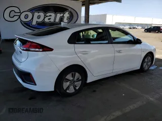 2020 Hyundai Ioniq Blue with VIN KMHC65LC6LU214918, listed as a Copart auction lot 57986465 with 297,217 mi miles and Salvage title. Bid and sale history available at DreamBid. Image 3.