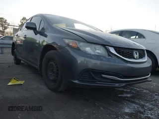 2013 Honda Civic LX z VIN 2HGFB2F53DH587025, wystawiony jako IAAI lot #41347568 z przebiegiem 161 288 mil mil oraz . Historia ofert i sprzedaży dostępna na DreamBid. Obrazek 1.