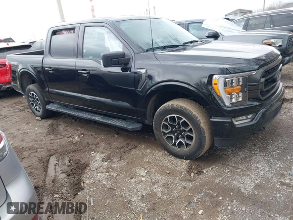 2023 Ford F-150 XL with VIN 1FTFW1E59PFA89187, listed as a IAAI auction lot 41064918 with 62,858 mi miles. Bid and sale history available at carsss.com. Image 1.
