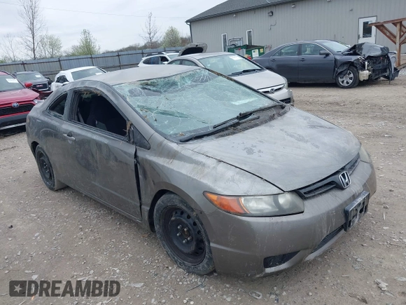 2008 Honda Civic Cpe LX with VIN 2HGFG12608H560476, listed as a IAAI auction lot 41954604 with 288,649 mi miles. Bid and sale history available at carsss.com. Image 6.