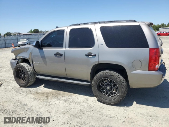 2007 Chevrolet Tahoe LS with VIN 1GNFC13C77R264424, listed as a Copart auction lot 60743825 with Not provided miles and Salvage title. Bid and sale history available at DreamBid. Image 2.
