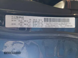2016 Dodge Durango R/T with VIN 1C4SDJCT8GC394820, listed as a Copart auction lot 50128855 with 126,289 mi miles and Salvage Title. Bid and sale history available at DreamBid. Image 14.