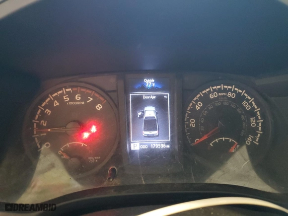 2019 Toyota Tacoma 2WD SR with VIN 5TFRX5GN6KX153364, listed as a Copart auction lot 46701195 with 179,596 mi miles and Salvage Title. Bid and sale history available at carsss.com. Image 9.