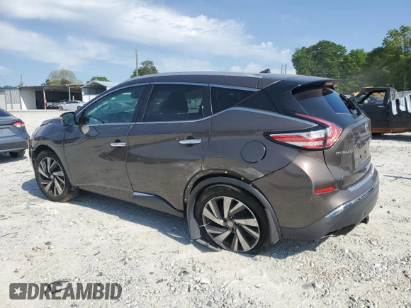 2016 Nissan Murano SL z VIN 5N1AZ2MH2GN104360, wystawiony jako Copart lot #53719425 z przebiegiem 145 278 mil mil oraz Szkody całkowita. Historia ofert i sprzedaży dostępna na DreamBid. Obrazek 2.