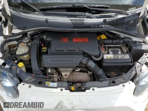 2015 FIAT 500 Turbo with VIN 3C3CFFHH3FT507502, listed as a Copart auction lot 69024104 with 184,468 mi miles and Salvage Title. Bid and sale history available at carsss.com. Image 11.