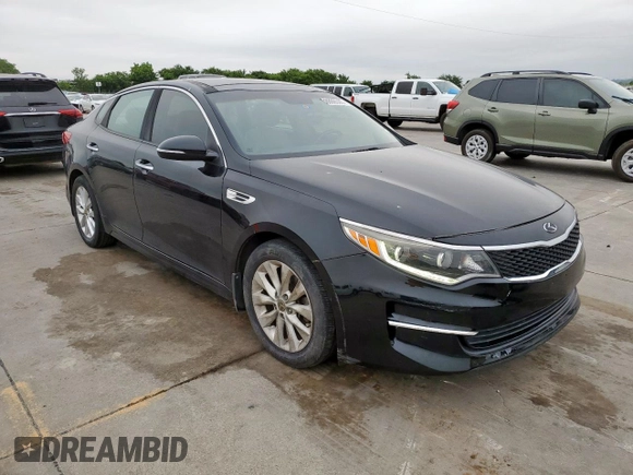 2016 Kia Optima EX with VIN 5XXGU4L33GG079351, listed as a Copart auction lot 58868595 with 138,723 mi miles and Salvage title. Bid and sale history available at DreamBid. Image 4.