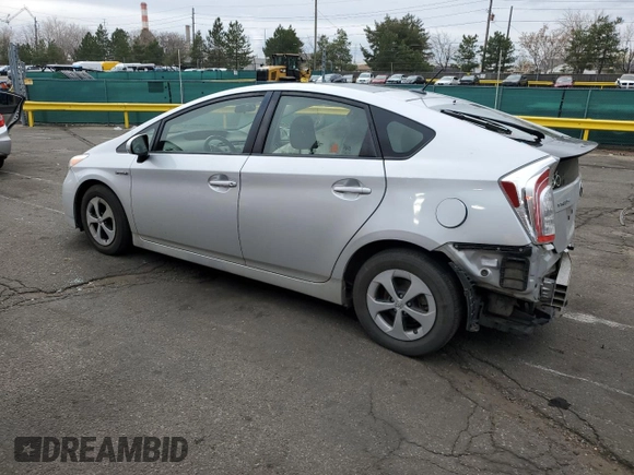 2014 Toyota Prius Four with VIN JTDKN3DU3E1764466, listed as a Copart auction lot 51281705 with 96,453 mi miles and Salvage Title. Bid and sale history available at DreamBid. Image 2.