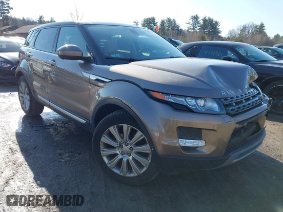 2015 Land Rover Range Rover Evoque Prestige with VIN SALVV2BG1FH001240, listed as a IAAI auction lot 41768760 with 98,711 mi miles and . Bid and sale history available at DreamBid. Image 1.