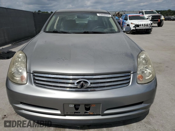 2004 Infiniti G35 w/Leather with VIN JNKCV51E64M612917, listed as a Copart auction lot 53090925 with 85,284 mi miles and Salvage Title. Bid and sale history available at DreamBid. Image 5.