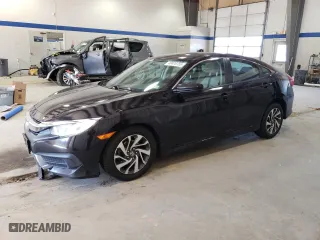 2017 Honda Civic Sedan EX with VIN 19XFC2F78HE205800, listed as a Copart auction lot 49428755 with 147,480 mi miles and Salvage Title. Bid and sale history available at carsss.com. Image 1.