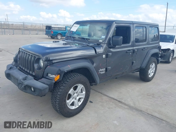 2020 Jeep Wrangler Unlimited Sport Altitude с VIN 1C4HJXDG3LW221691, выставлен на аукционе IAAI как лот 41505933 с пробегом 55 562 миль миль и . История ставок и продаж доступна на DreamBid. Изображение 17.