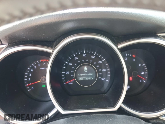 2014 Kia Optima EX with VIN 5XXGN4A79EG293633, listed as a Copart auction lot 54903205 with 120,497 mi miles and Salvage Title. Bid and sale history available at carsss.com. Image 9.