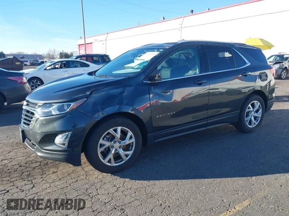 2020 Chevrolet Equinox LT with VIN 2GNAXLEX2L6122370, listed as a IAAI auction lot 41260943 with 65,948 mi miles. Bid and sale history available at carsss.com. Image 2.