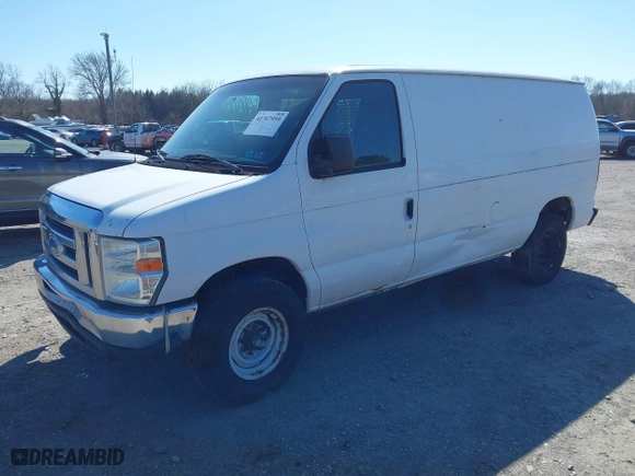 2013 Ford Econoline Cargo Van Commercial with VIN 1FTNE2EWXDDA24465, listed as a IAAI auction lot 41747959 with 228,246 mi miles. Bid and sale history available at carsss.com. Image 17.