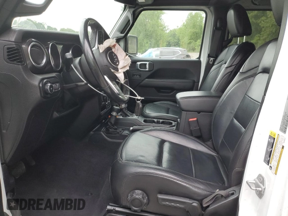 2021 Jeep Wrangler Unlimited Sahara with VIN 1C4HJXEN7MW563272, listed as a Copart auction lot 57398575 with 73,861 mi miles and Salvage title. Bid and sale history available at DreamBid. Image 7.