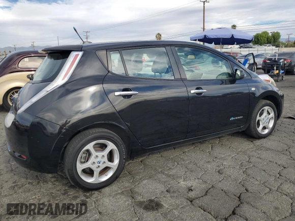 2011 Nissan LEAF SL with VIN JN1AZ0CP0BT004797, listed as a Copart auction lot 42435985 with 39,881 mi miles and Clean Title. Bid and sale history available at carsss.com. Image 3.