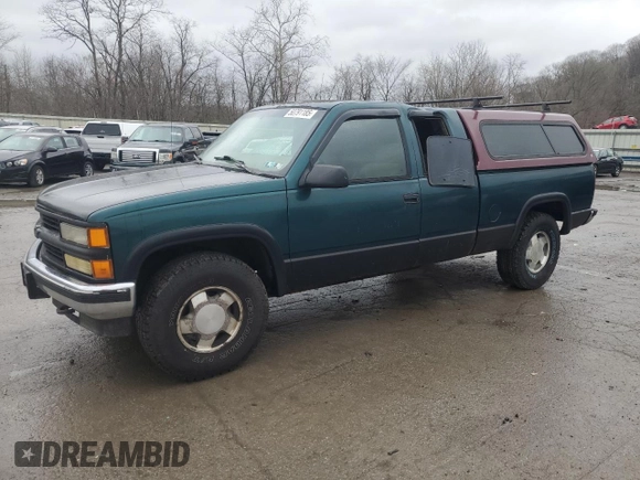 1997 Chevrolet Silverado 1500 with VIN 1GCEK19R6VE100721, listed as a Copart auction lot 50791185 with 100,724 mi miles and Salvage Title. Bid and sale history available at DreamBid. Image 1.