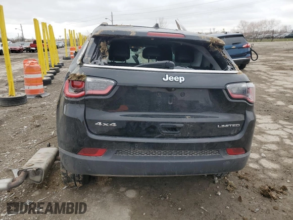 2018 Jeep Compass Limited with VIN 3C4NJDCB4JT333992, listed as a Copart auction lot 50012535 with 103,835 mi miles and Clean title. Bid and sale history available at DreamBid. Image 6.
