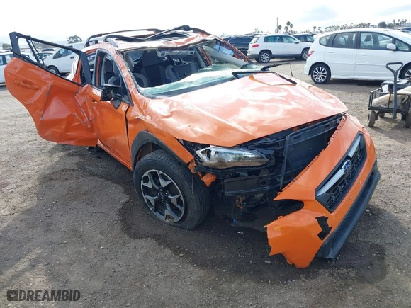 2020 Subaru Crosstrek Premium with VIN JF2GTAEC4LH242845, listed as a IAAI auction lot 41522510 with 1 mi miles. Bid and sale history available at carsss.com. Image 1.