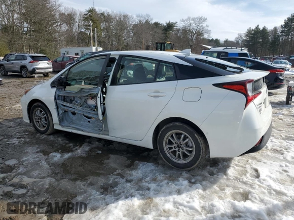 2019 Toyota Prius LE with VIN JTDL9RFUXK3006102, listed as a Copart auction lot 46575335 with 136,442 mi miles and Salvage Title. Bid and sale history available at DreamBid. Image 2.