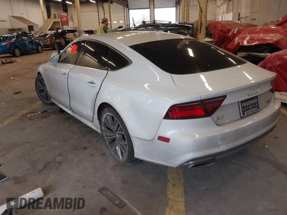 2018 Audi A7 Premium Plus with VIN WAUW3AFC7JN002130, listed as a IAAI auction lot 41645286 with 45,691 mi miles. Bid and sale history available at carsss.com. Image 3.