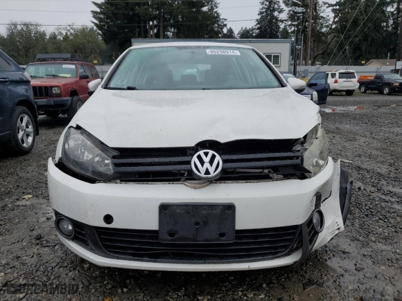 2011 Volkswagen Golf TDI with VIN WVWDM7AJ0BW329979, listed as a Copart auction lot 86298914 with 89,821 mi miles and Salvage Title. Bid and sale history available at carsss.com. Image 5.