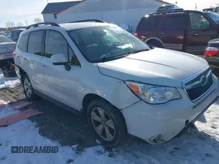 2015 Subaru Forester 2.5i Limited with VIN JF2SJAHC3FH814245, listed as a IAAI auction lot 41284339 with 206,928 mi miles. Bid and sale history available at carsss.com. Image 1.