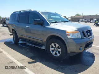 2014 Nissan Armada SV z VIN 5N1AA0NC3EN606418, wystawiony jako IAAI lot #42189969 z przebiegiem 120 912 mil mil oraz . Historia ofert i sprzedaży dostępna na DreamBid. Obrazek 1.