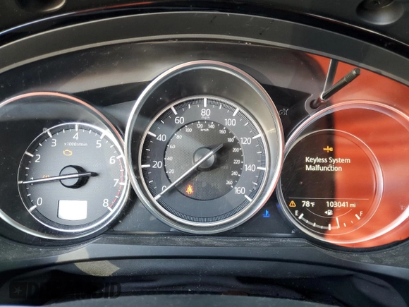 2018 Mazda CX-9 Touring with VIN JM3TCACY4J0231052, listed as a Copart auction lot 43682845 with 103,041 mi miles and Salvage Title. Bid and sale history available at carsss.com. Image 9.