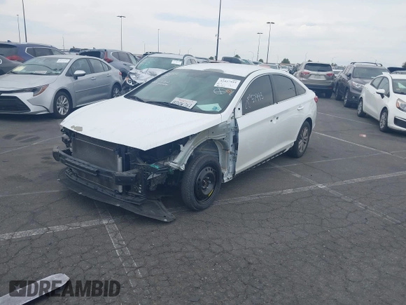 2016 Hyundai Sonata SE with VIN 5NPE24AF5GH346620, listed as a IAAI auction lot 41857993 with 90,617 mi miles and . Bid and sale history available at DreamBid. Image 2.
