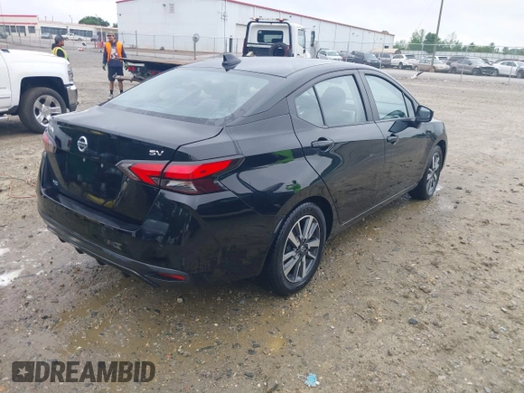 2021 Nissan Versa SV with VIN 3N1CN8EV6ML864225, listed as a IAAI auction lot 42102795 with 83,483 mi miles and . Bid and sale history available at DreamBid. Image 4.