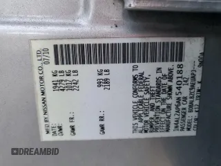 2010 Nissan Altima 2.5 S with VIN 1N4AL2AP6AN540188, listed as a Copart auction lot 51297315 with 216,798 mi miles and Salvage Title. Bid and sale history available at carsss.com. Image 12.